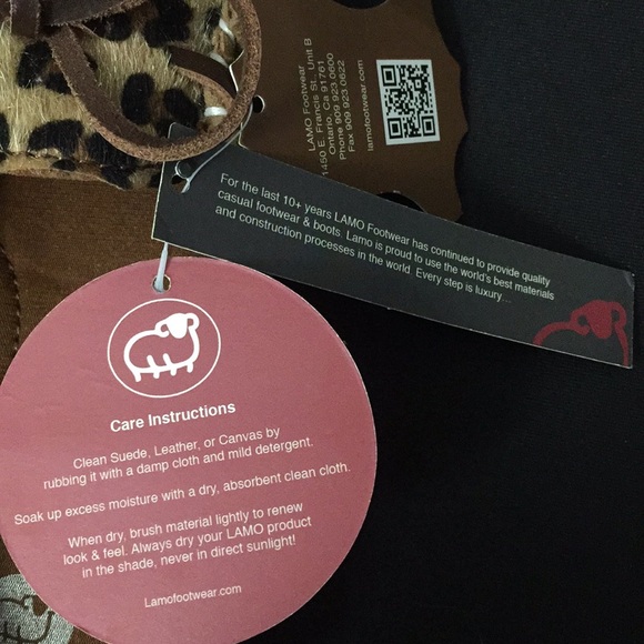 Lamo footwear leopard print moccasins - Picture 6 of 6